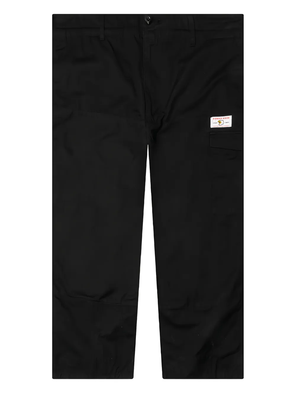 Human Made logo-patch cargo trousers - ブラック Human Made logo-patch cargo trousers - ブラック