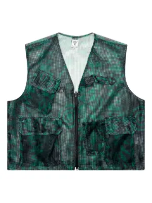 SOUTH2 WEST8 Bush Trek Mesh Vest | Green | FARFETCH