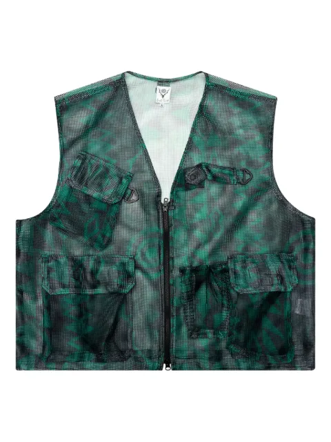 SOUTH2 WEST8 mesh pocket vest