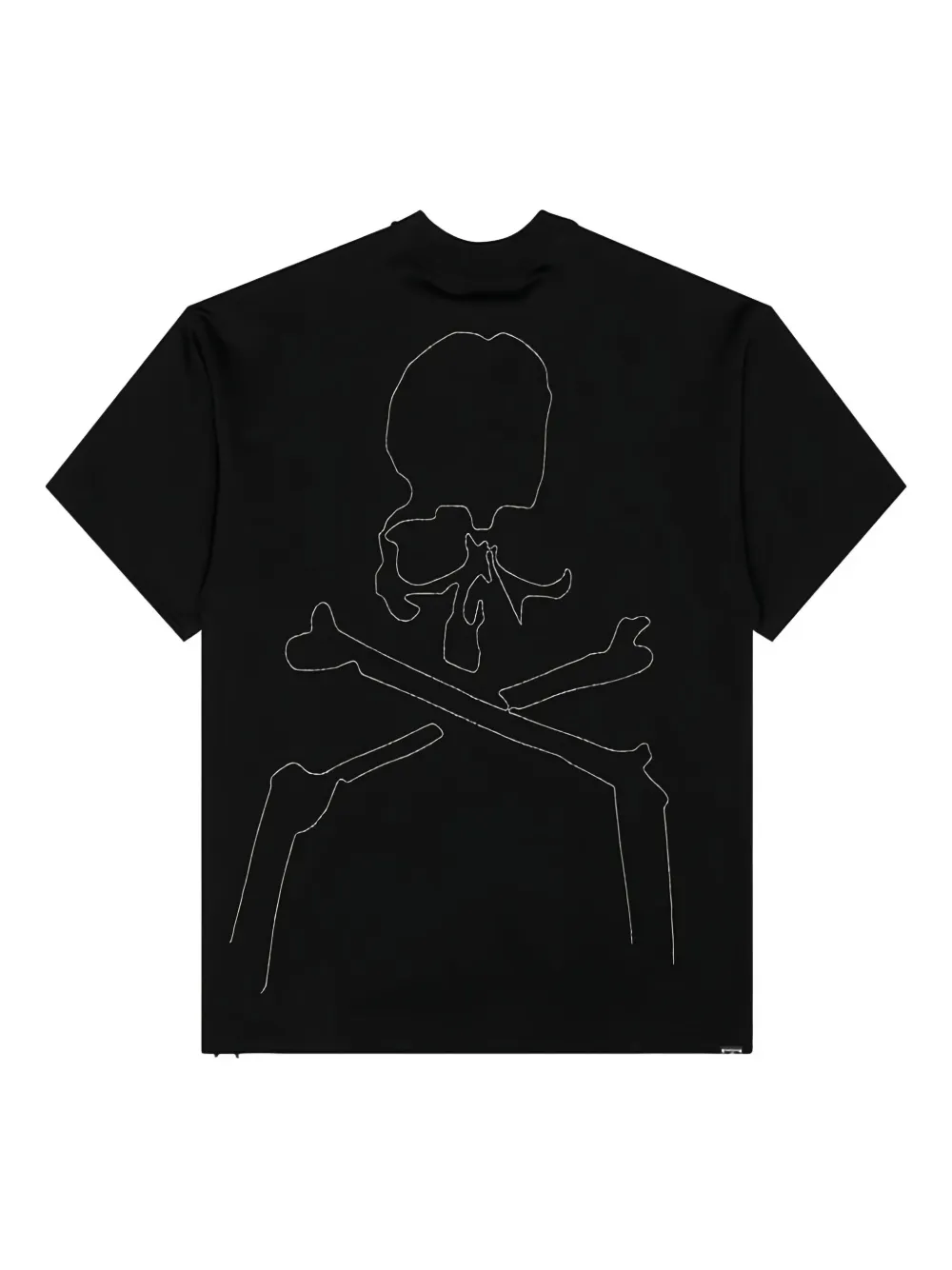 Mastermind World Sequence T-shirt met doodskop en botten - Zwart