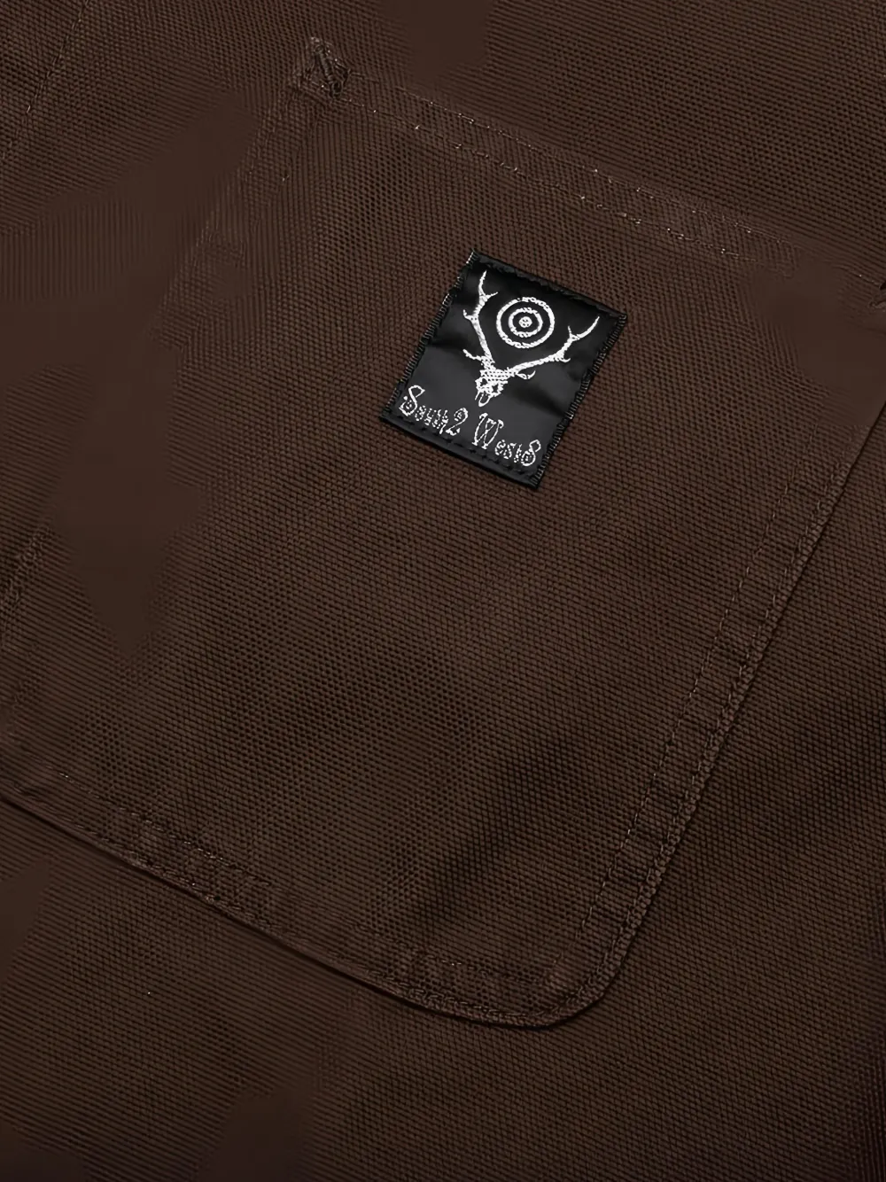 SOUTH2 WEST8 button-flap pocket shirt jacket Bruin