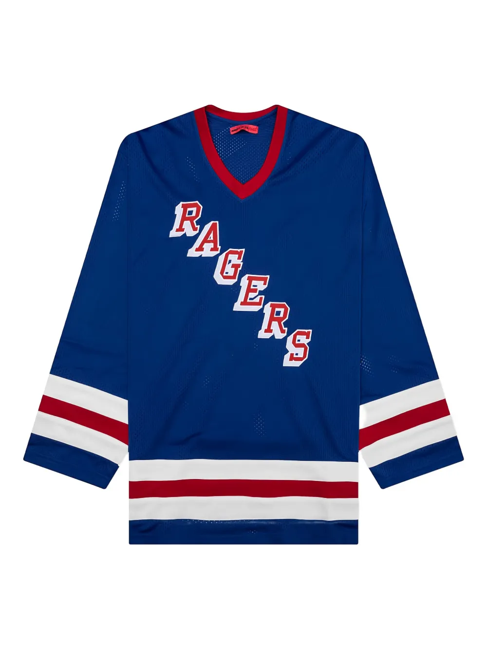 MEMBERS OF THE RAGE raglan-sleeve hockey T-shirt - ブルー MEMBERS OF THE RAGE raglan-sleeve hockey T-shirt - ブルー