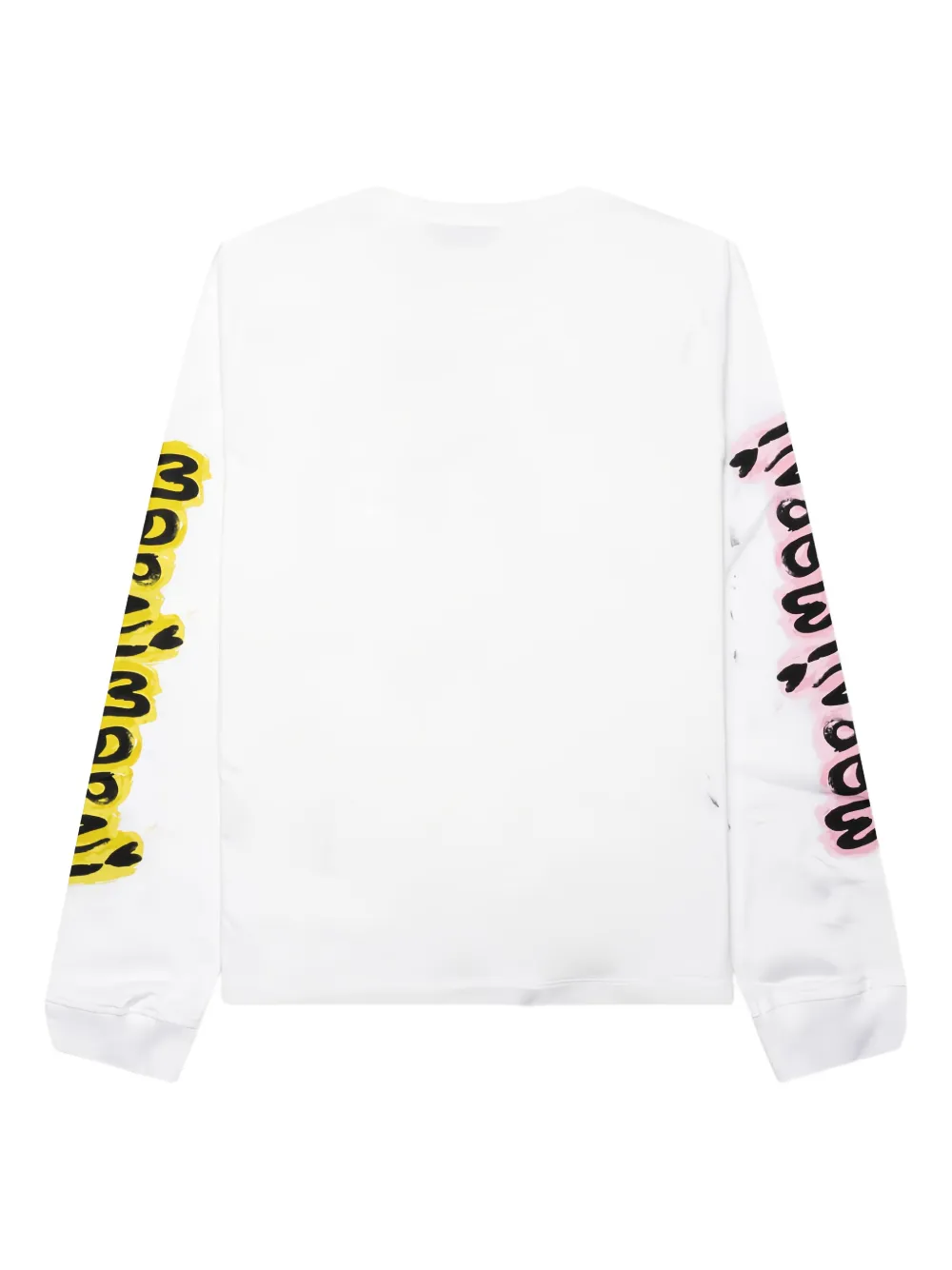 Marni long-sleeve logo-print t-shirt Wit