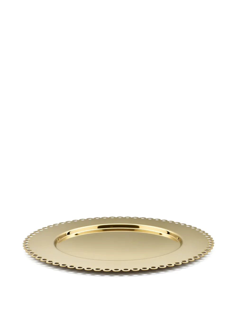 Alessi assiette de chargement festonnée (32,5 cm) | jaune | Image 1