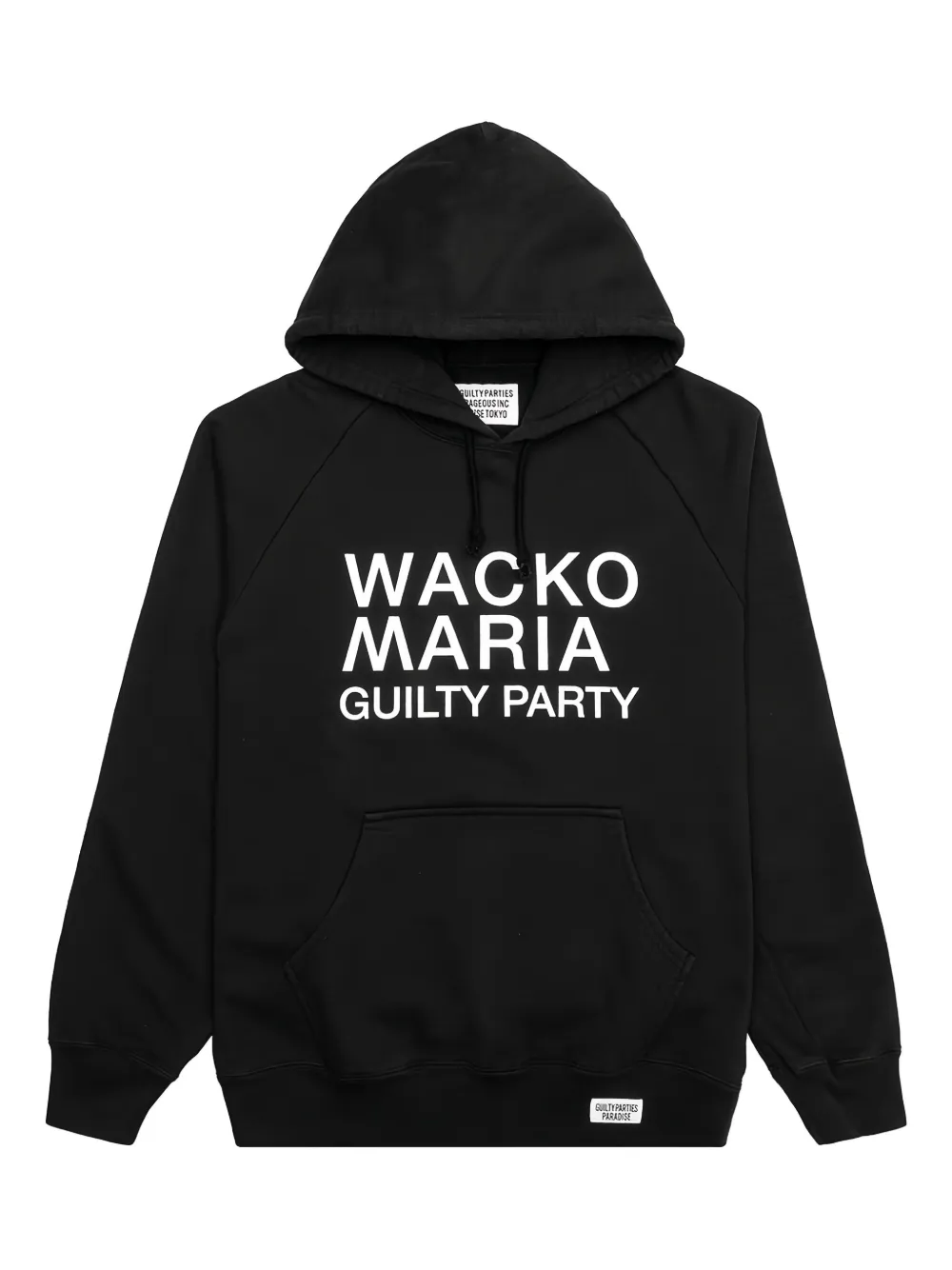 WACKO MARIA heavyweight pullover hoodie | Black | Image 1