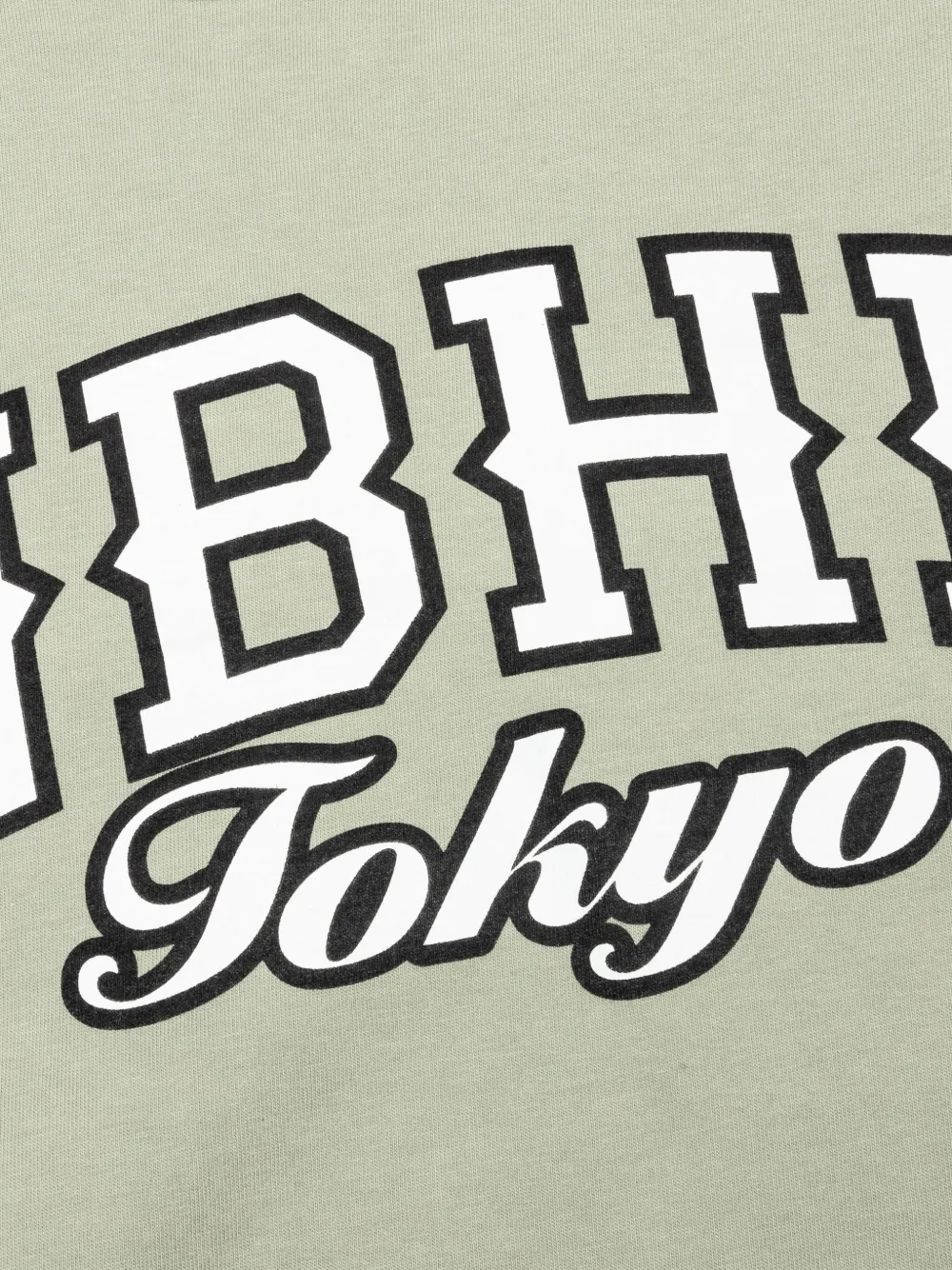 Neighborhood T-shirt met logoprint Groen