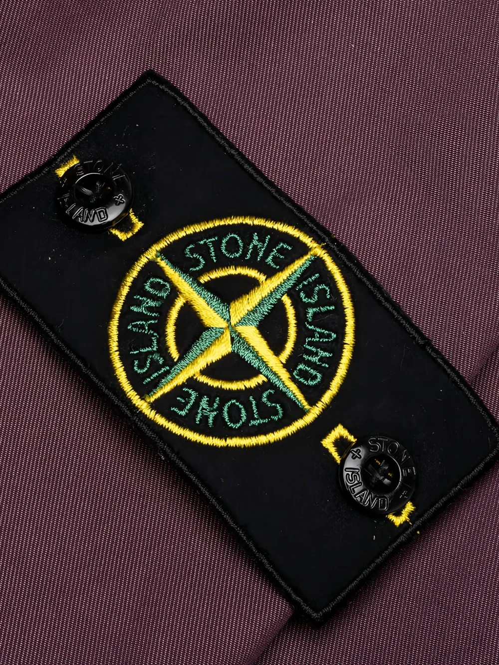 Stone Island buttoned flap-pocket jacket Paars