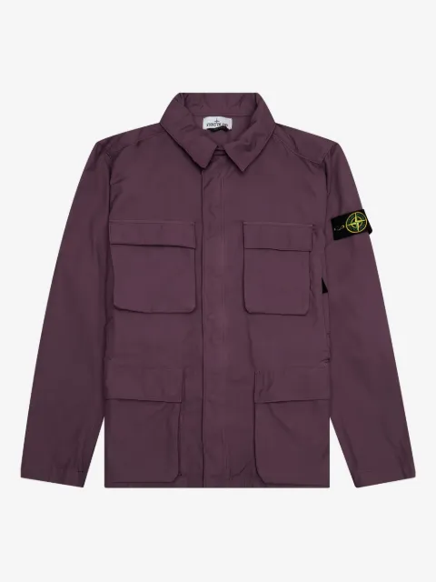 Stone Island buttoned flap-pocket jacket