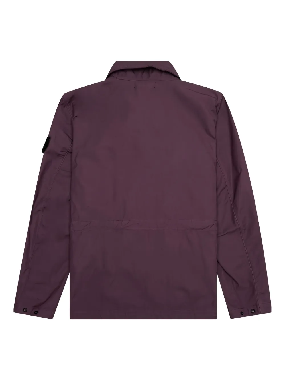 Stone Island buttoned flap-pocket jacket Paars