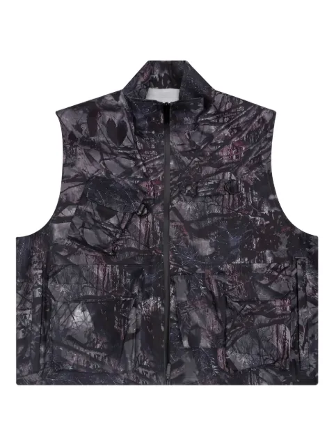 SOUTH2 WEST8 camouflage zip-front vest