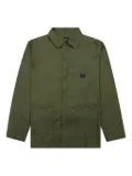 Needles butterfly embroidered coverall jacket - Green