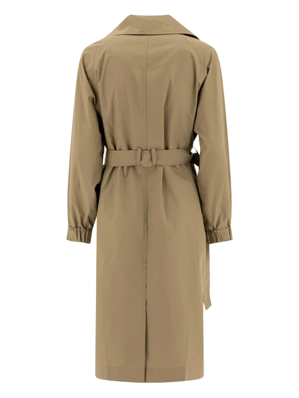 Theloom Belted Double-breasted Trench Coat In Brown