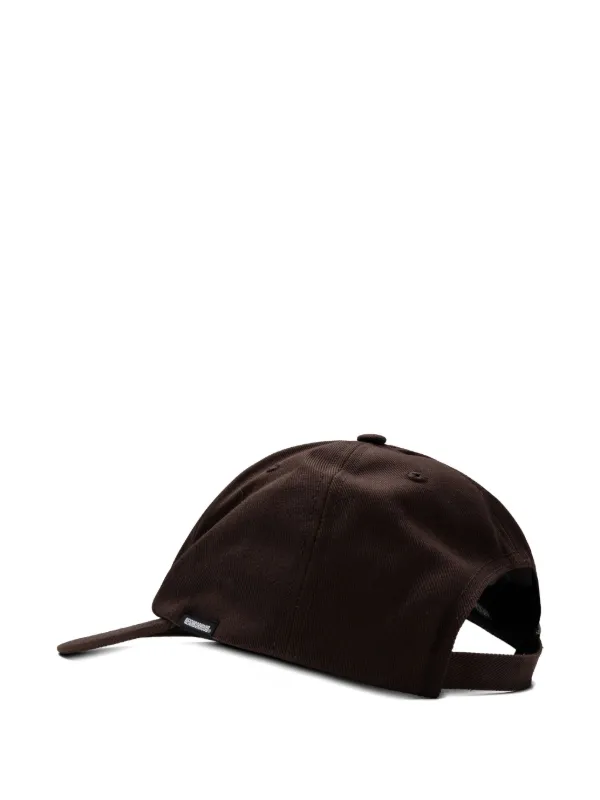 Neighborhood monogram-embroidered Baseball Cap | Brown | FARFETCH AO