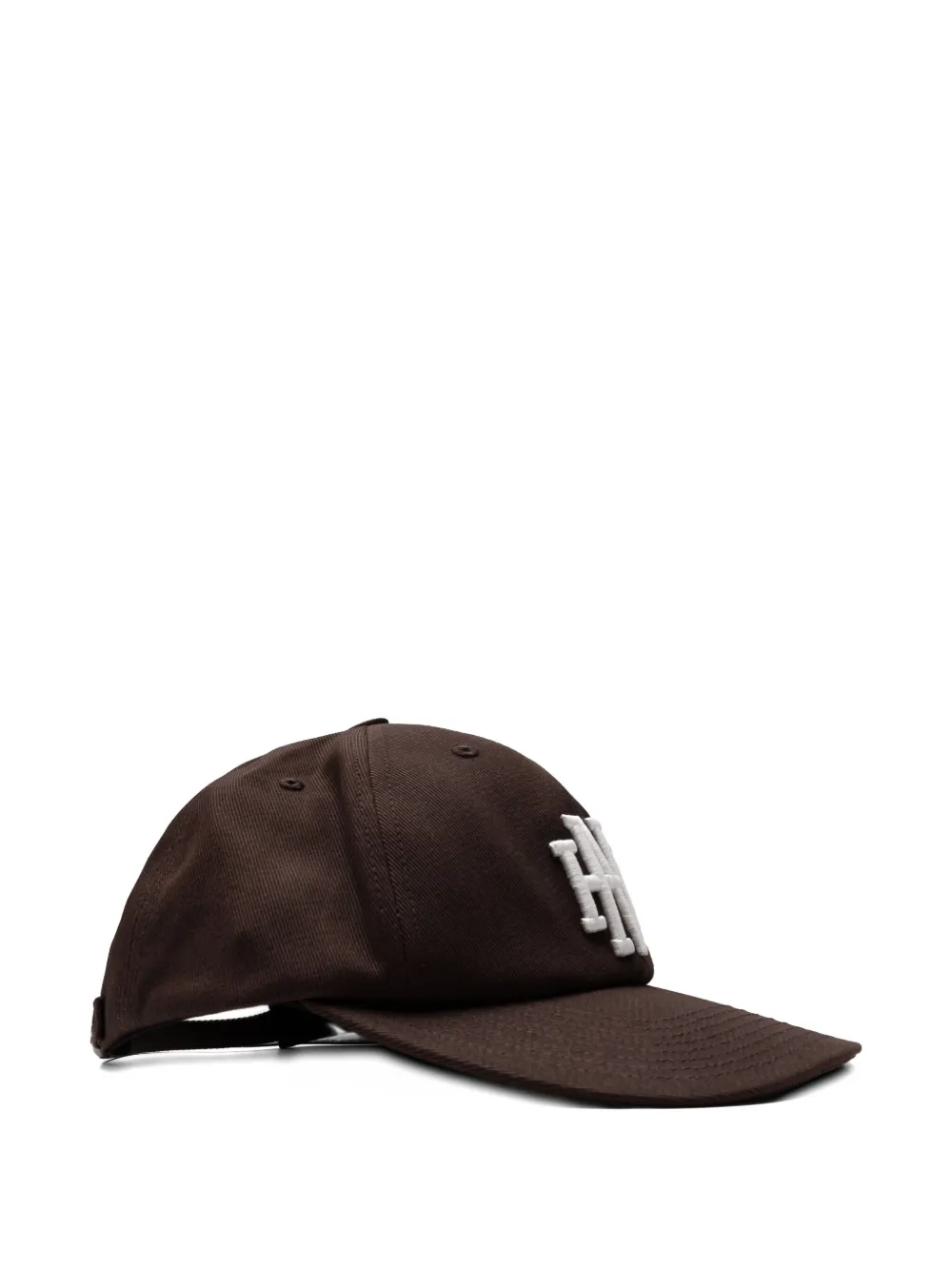 Neighborhood Honkbalpet met geborduurd monogram Bruin