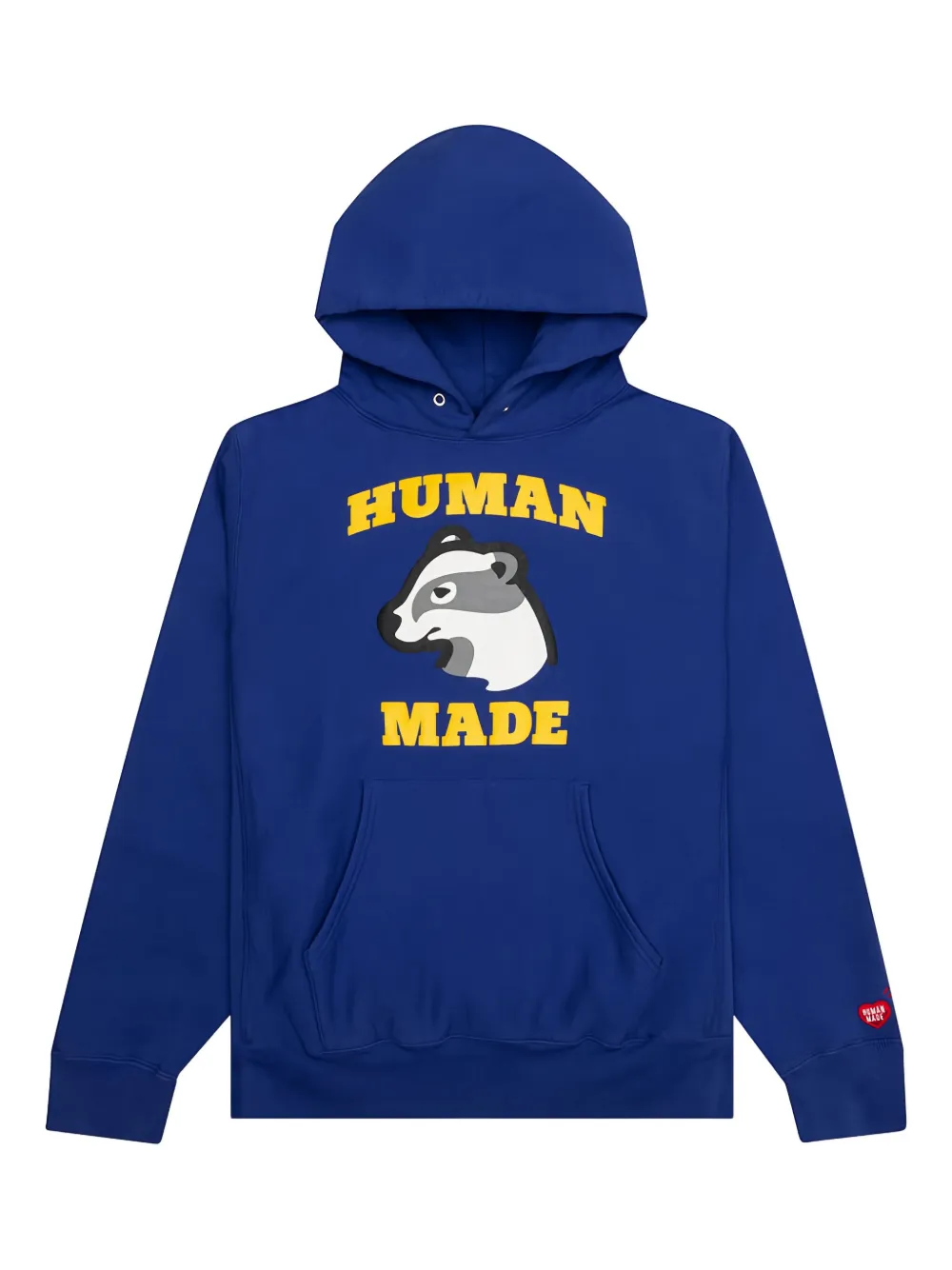 Human Made heavyweight badger-logo hoodie - ブルー Human Made heavyweight badger-logo hoodie - ブルー