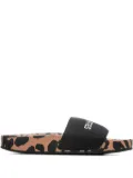 WACKO MARIA leopard-print sandals - Neutrals