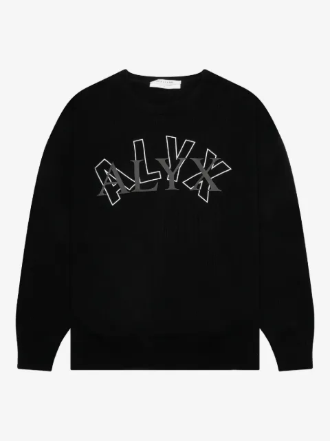 1017 ALYX 9SM arch-logo crew-neck sweater