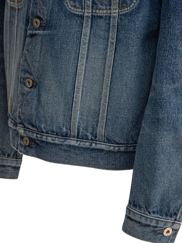 Nonnative mandarin-collar Denim Jacket | Blue | FARFETCH CA