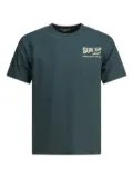 Sun Surf graphic-print cotton T-shirt - Green