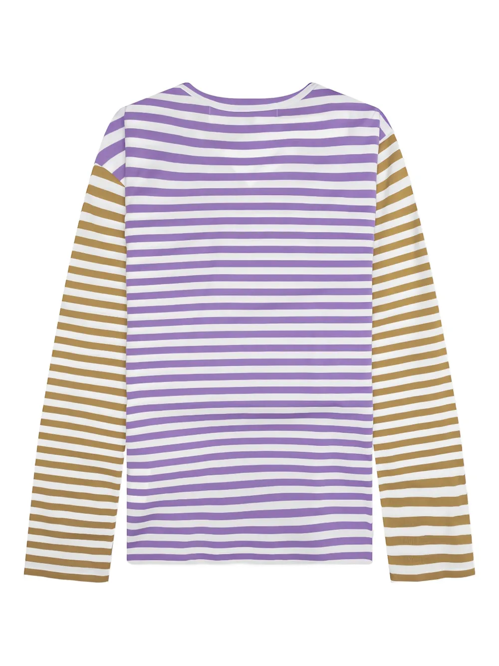 Comme Des Garçons Play Gestreept T-shirt met hartlogo - Wit
