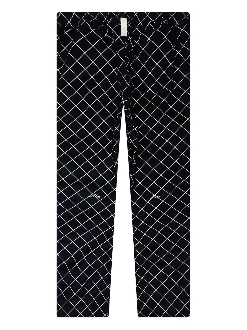 Advisory Board Crystals Broek met diamantvormige voering en ritsdetail Zwart