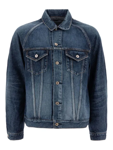 nonnative veste en jean à ourlet incurvé