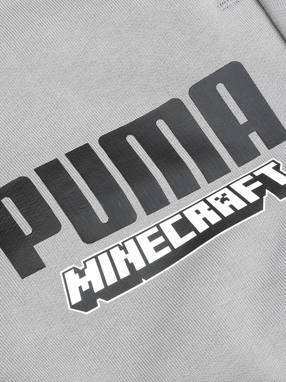 PUMA x Minecraft trainingsbroek met logoprint Grijs