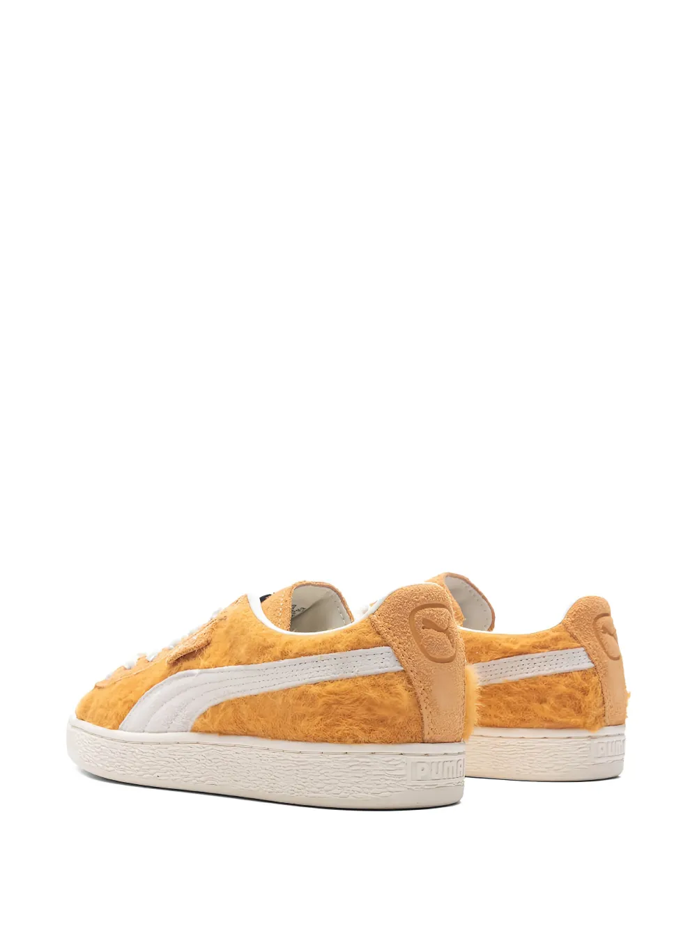 PUMA suede mohair sneakers Yellow