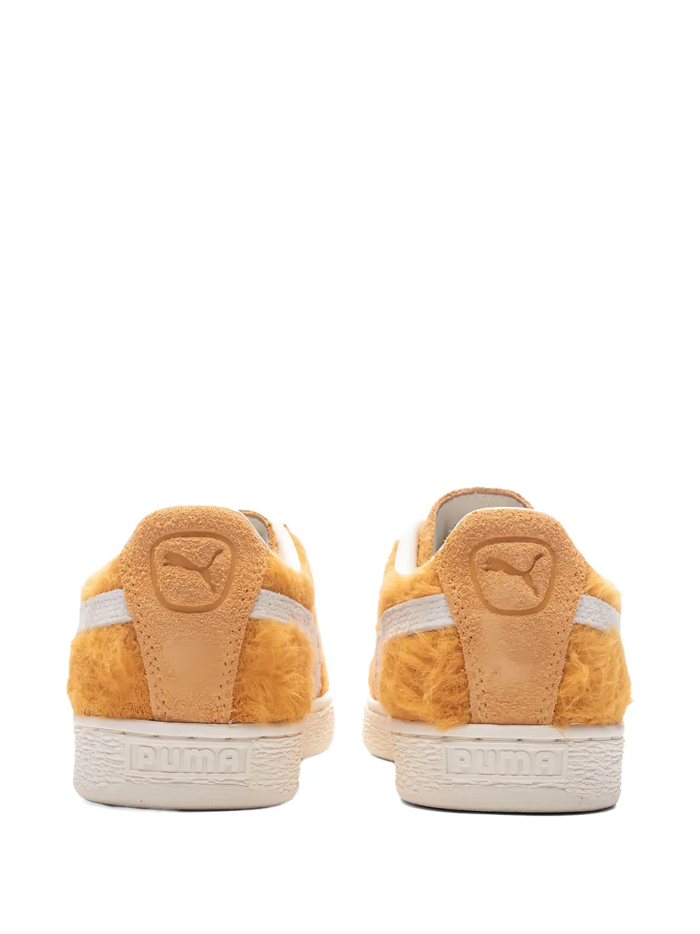 PUMA suede mohair sneakers Yellow