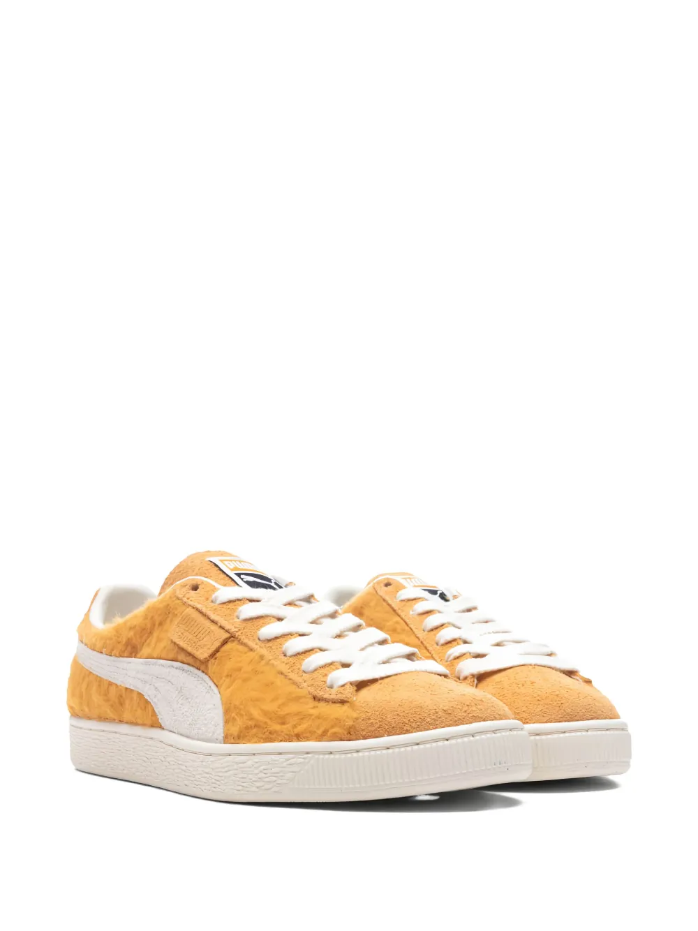 PUMA suede mohair sneakers Yellow