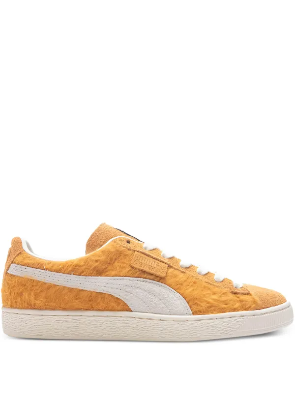 PUMA Suede Mohair Sneakers | Yellow | FARFETCH HK