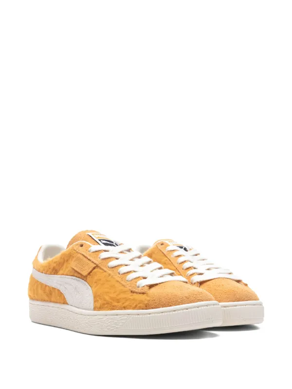 PUMA Suede Mohair Sneakers Yellow FARFETCH IN
