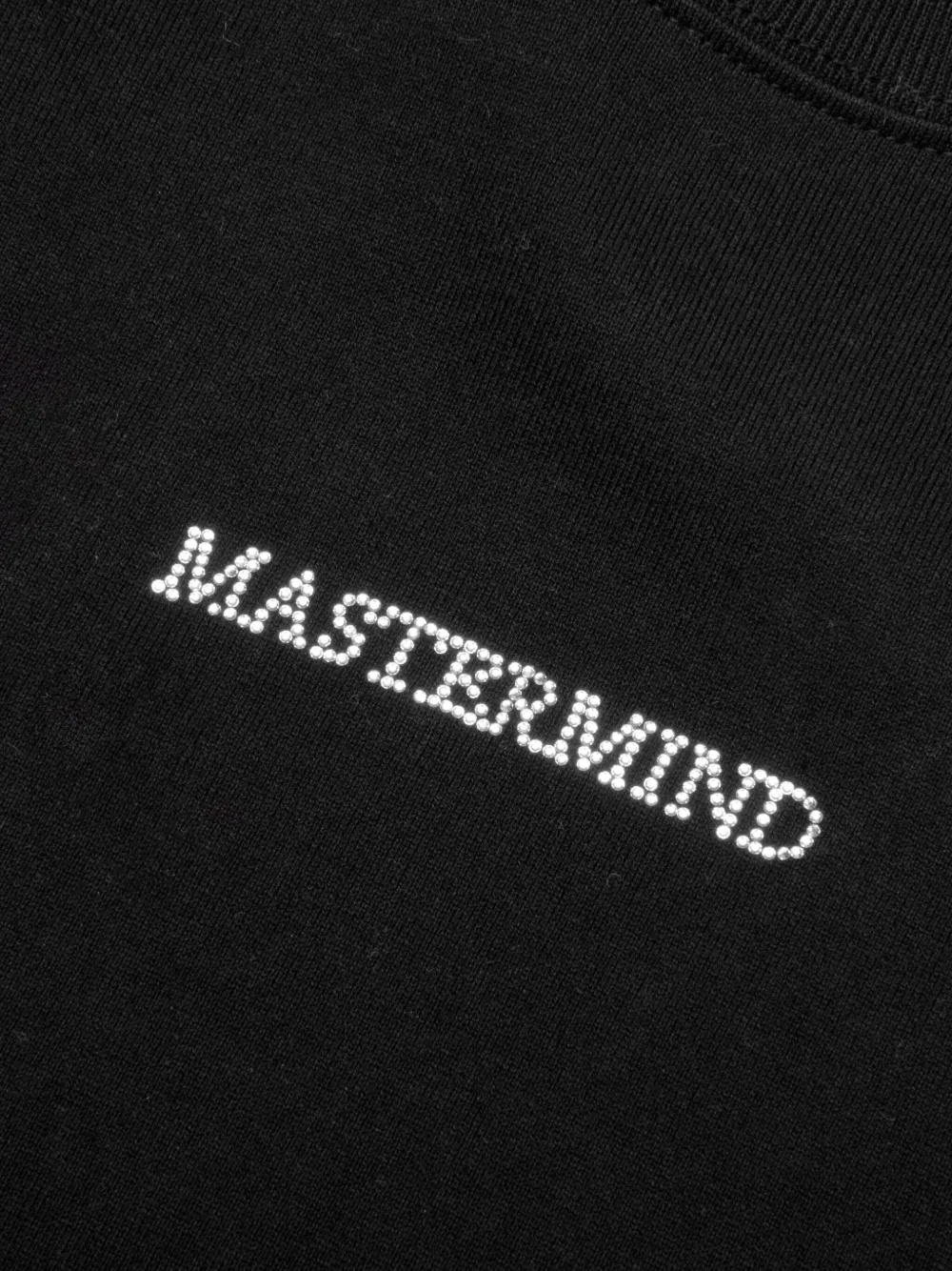 Mastermind Japan crystal-embellished T-shirt Zwart