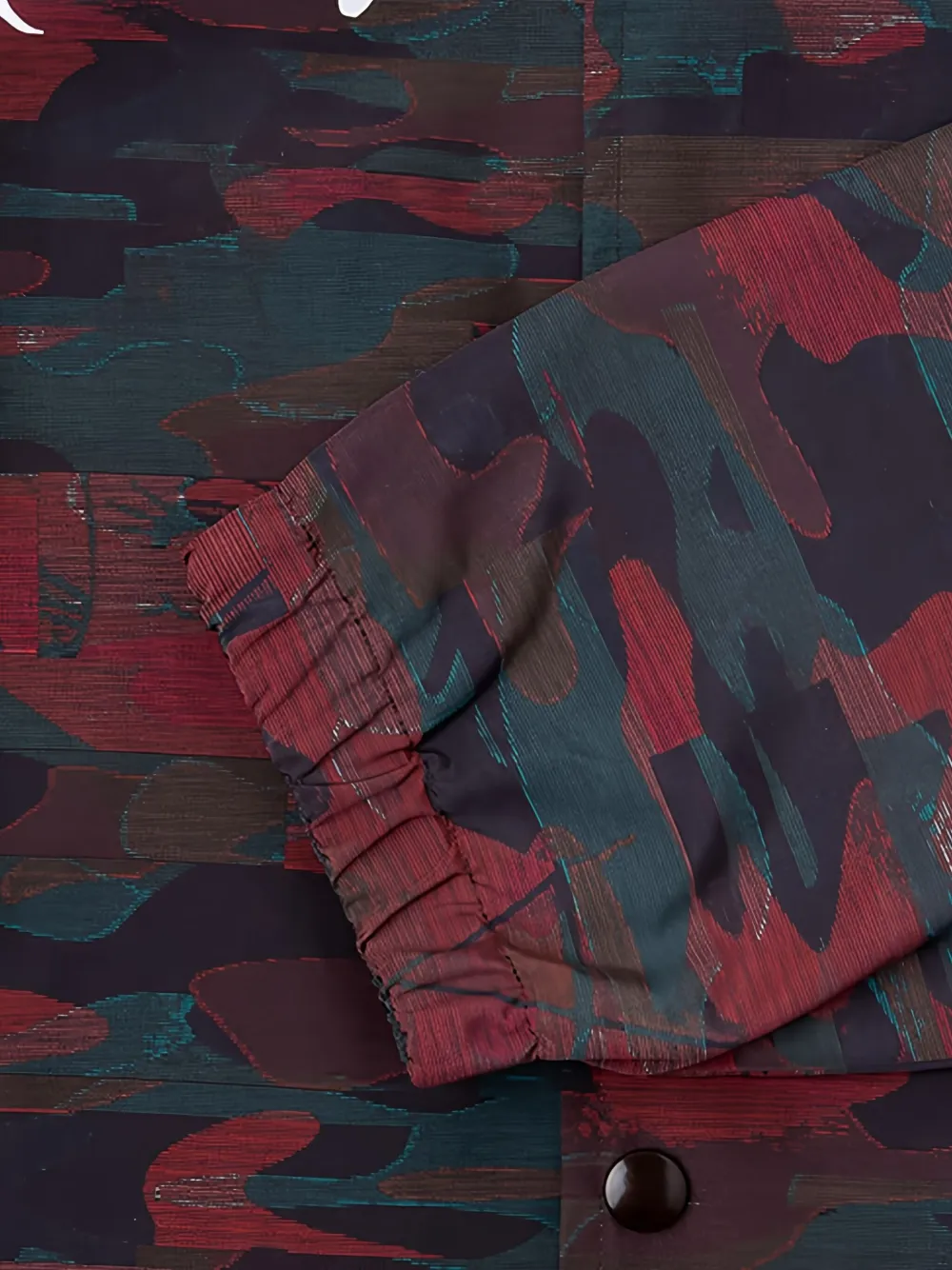 Undercover Bloody Geekers jack met camouflageprint en grafisch detail Rood