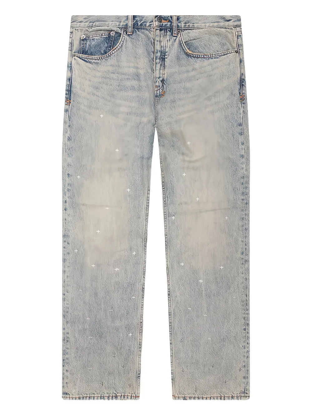 Ksubi Anti K Stagelight Metalik jeans Blauw