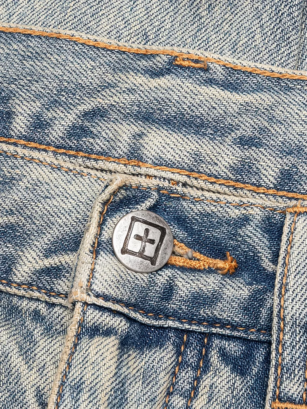 Ksubi Anti K Stagelight Metalik jeans Blauw
