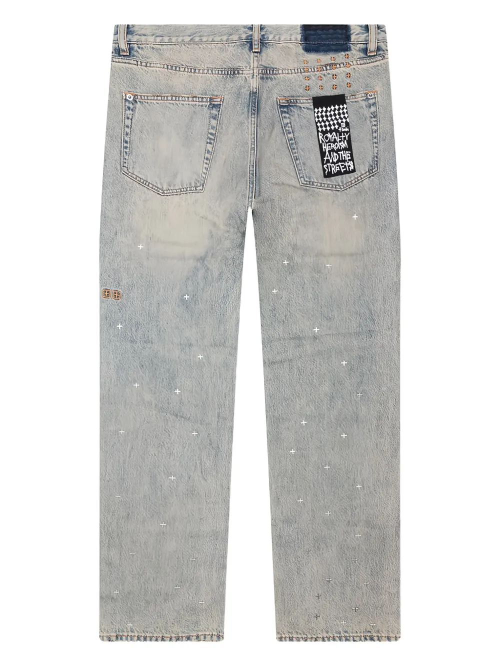 Ksubi Anti K Stagelight Metalik jeans Blauw