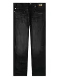 RHUDE Classic logo-patch jeans - Black