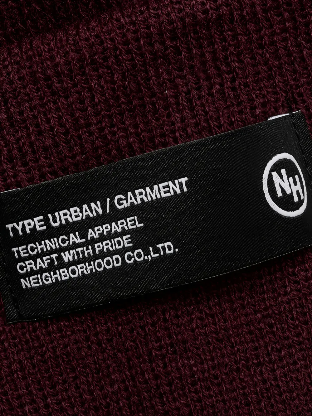 Neighborhood Muts met logo-label Rood