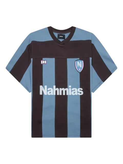 Nahmias Soccer striped T-shirt