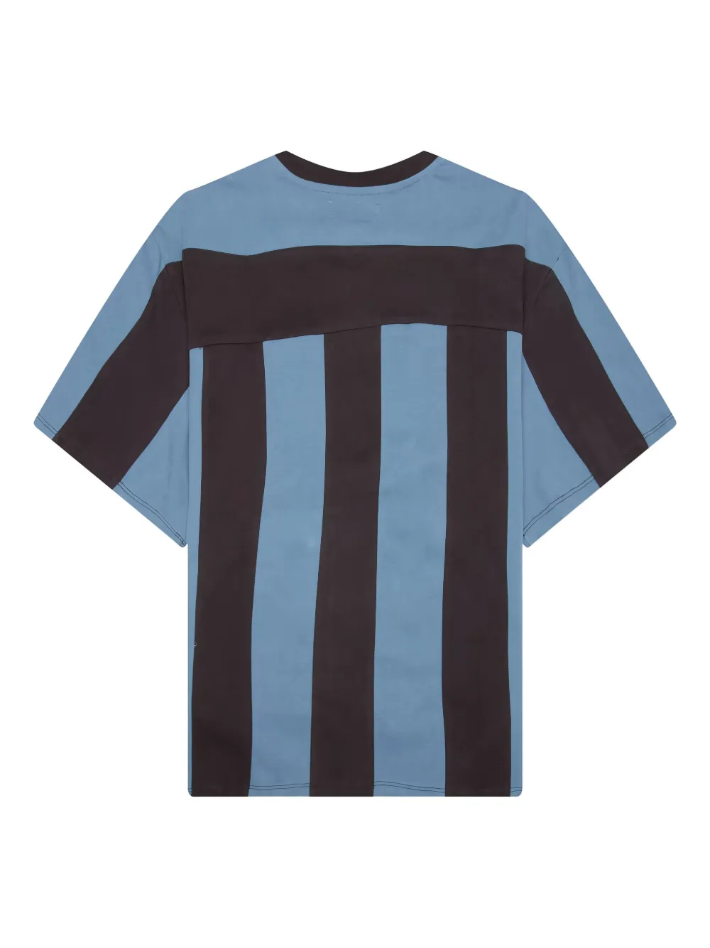 Nahmias Soccer gestreept T-shirt Blauw