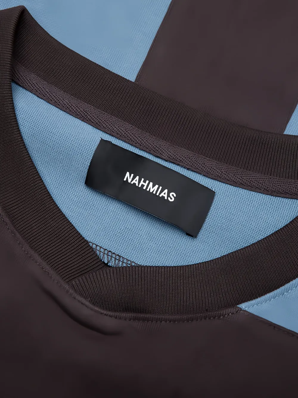 Nahmias Soccer gestreept T-shirt Blauw