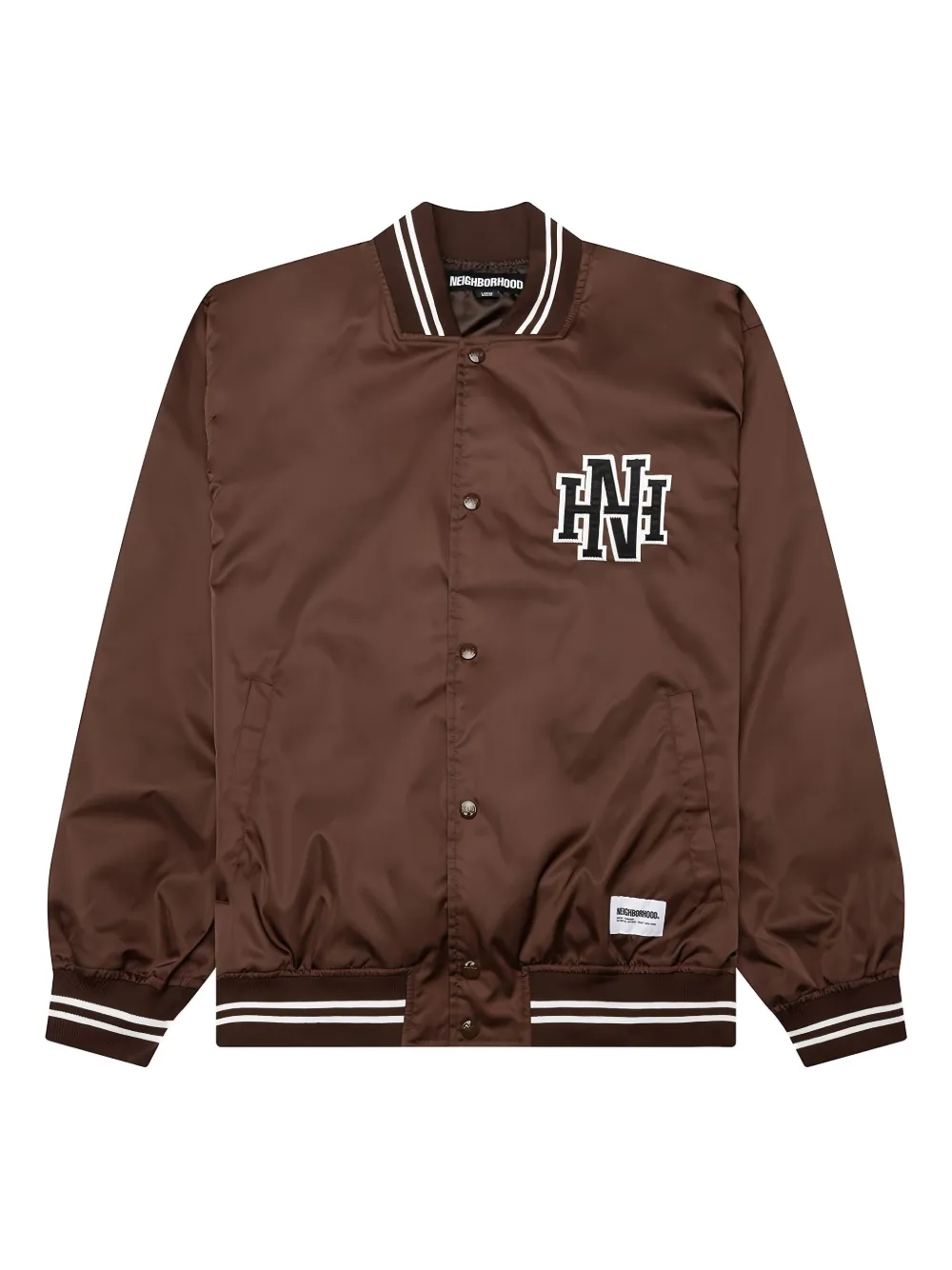 Neighborhood Bomberjack met logodetail Bruin