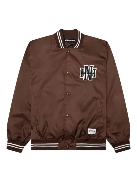 Neighborhood logo-detail bomber jacket