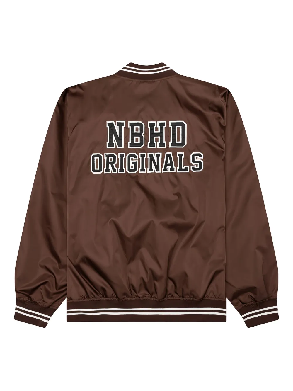 Neighborhood Bomberjack met logodetail Bruin