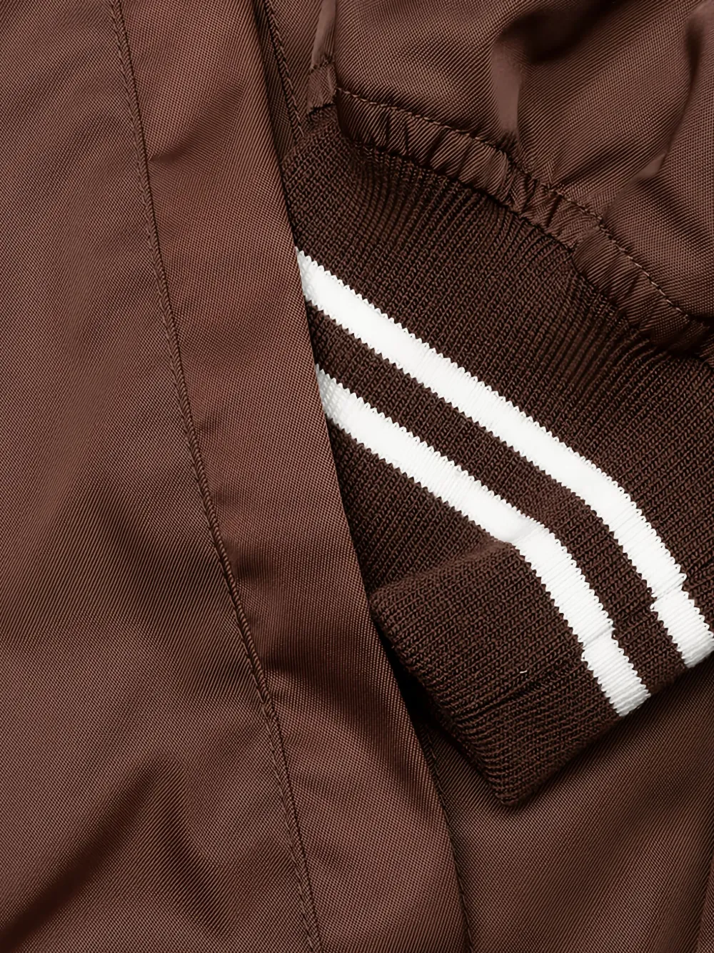 Neighborhood Bomberjack met logodetail Bruin