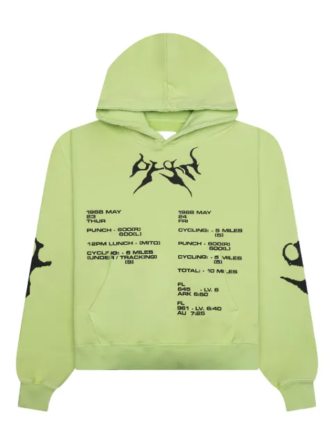 D-R-G-N Journal printed hoodie