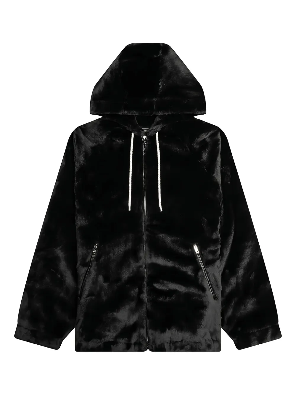 Mastermind World skull-print hooded jacket | Black | Image 1