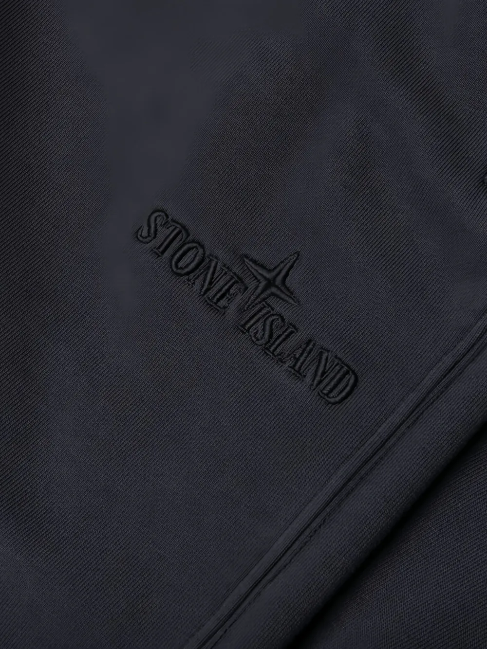 Stone Island Trainingsbroek met geborduurd logo Zwart