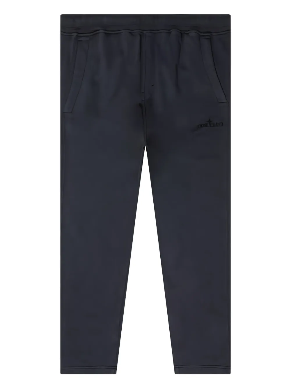 Stone Island logo-embroidered track pants - ブラック Stone Island logo-embroidered track pants - ブラック